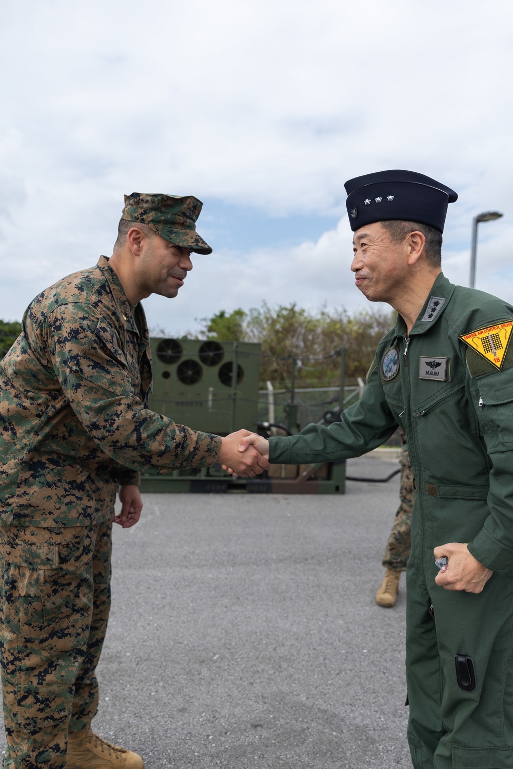 Japanese Southwestern Air Defense Force Visits MACS-4  