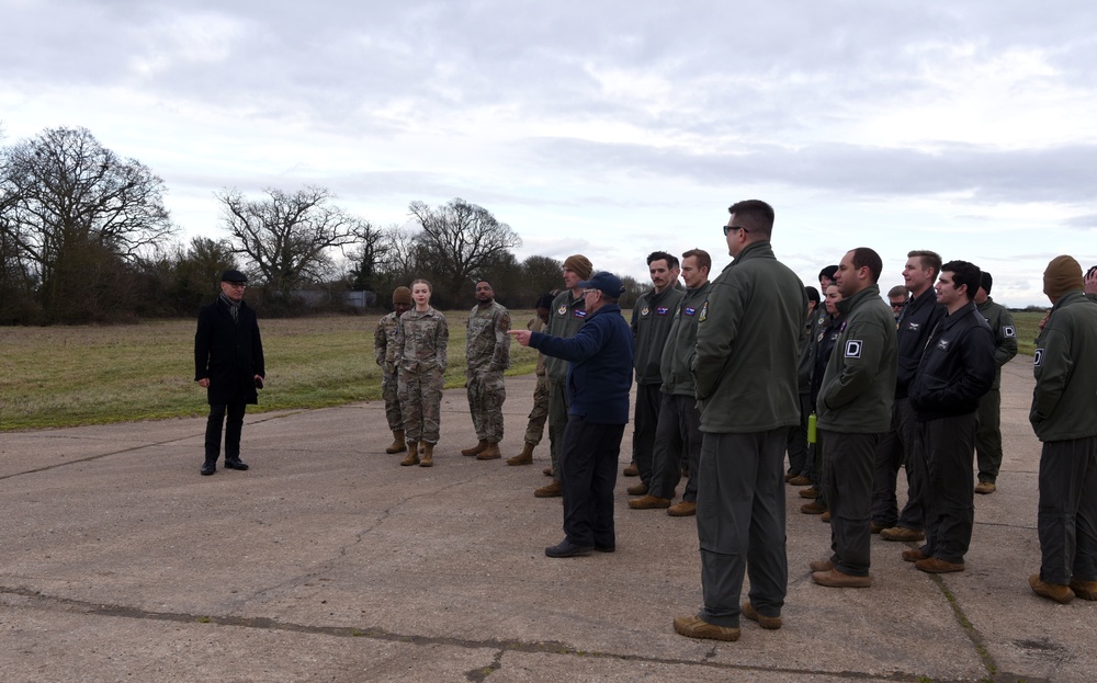 351st ARS perform heritage patching ceremony, honor 100th BG veteran