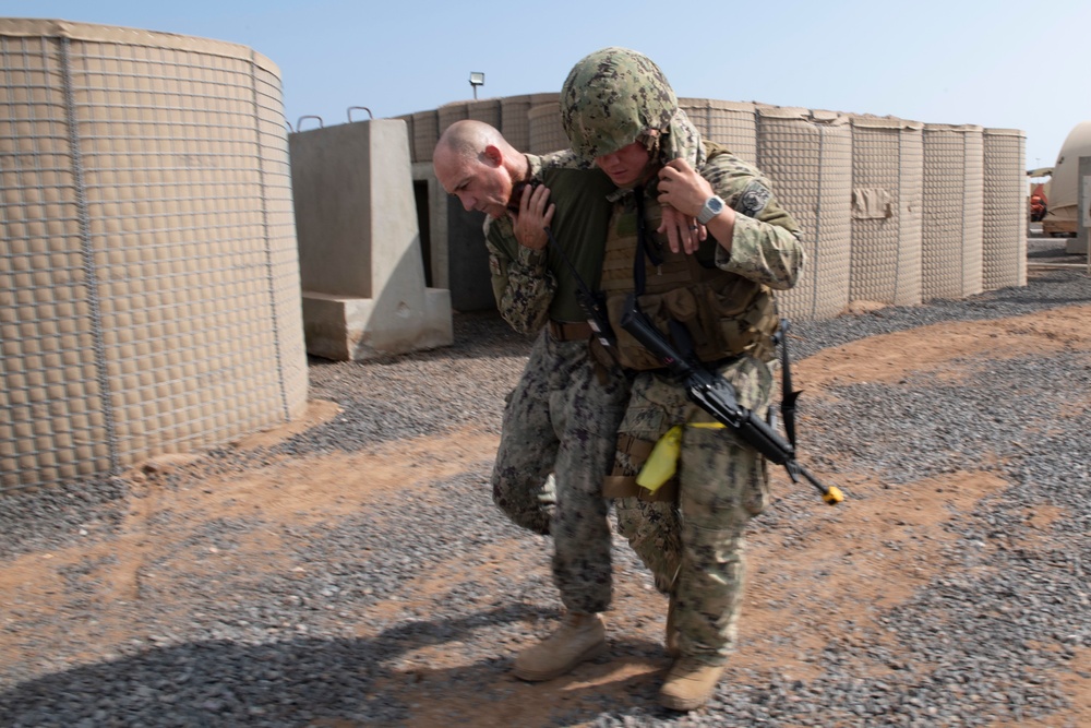 Security Training Exercise at Camp Lemonnier, Djibouti