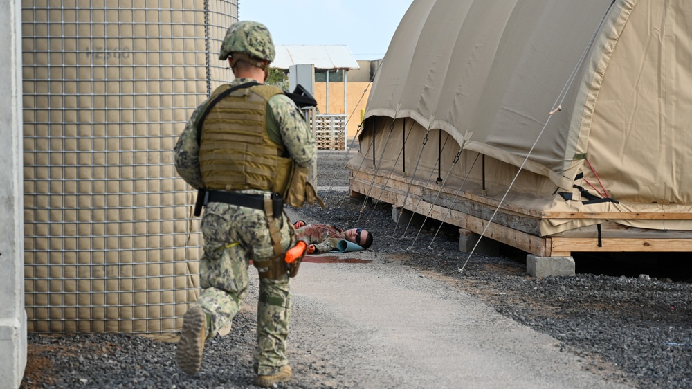 Security Training Exercise at Camp Lemonnier, Djibouti