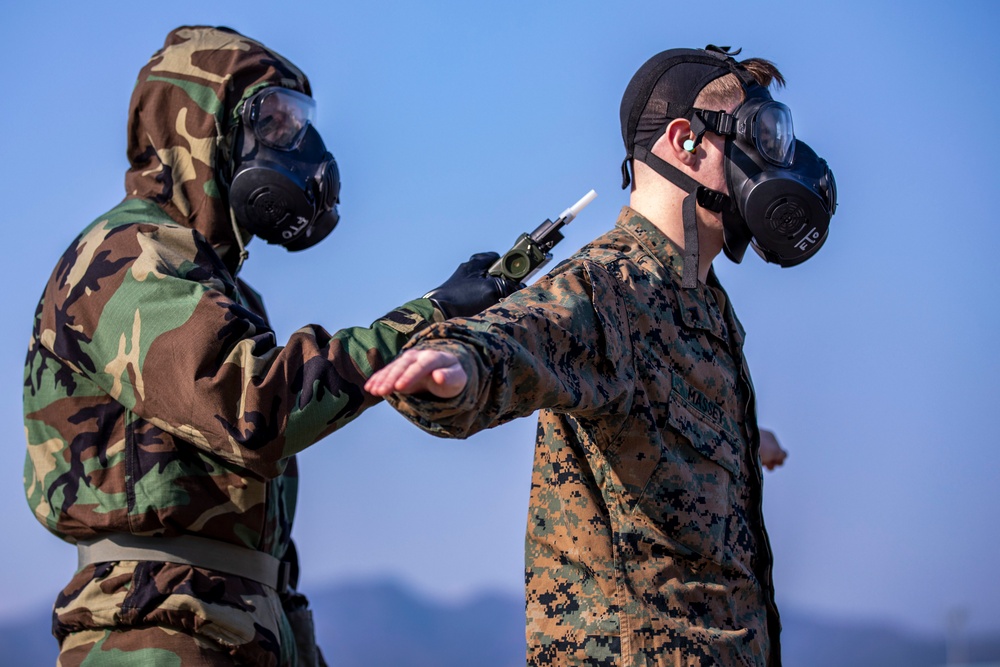 DVIDS - Images - VMGR-152 Conducts Flight Line CBRN Training [Image 8 of 9]