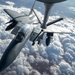 91st EARS Refuels F-15E Strike Eagles