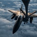 91st EARS Refuels F-15E Strike Eagles