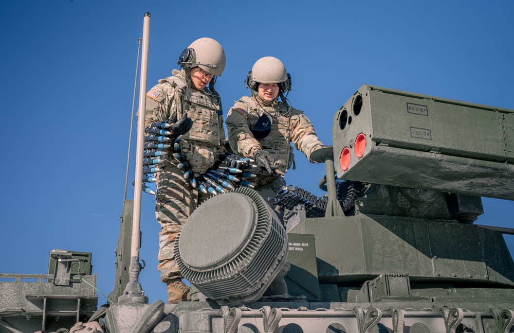 M-Shorad Live Fire: U.S. air defenders complete M-SHORAD certification in Grafenwoehr