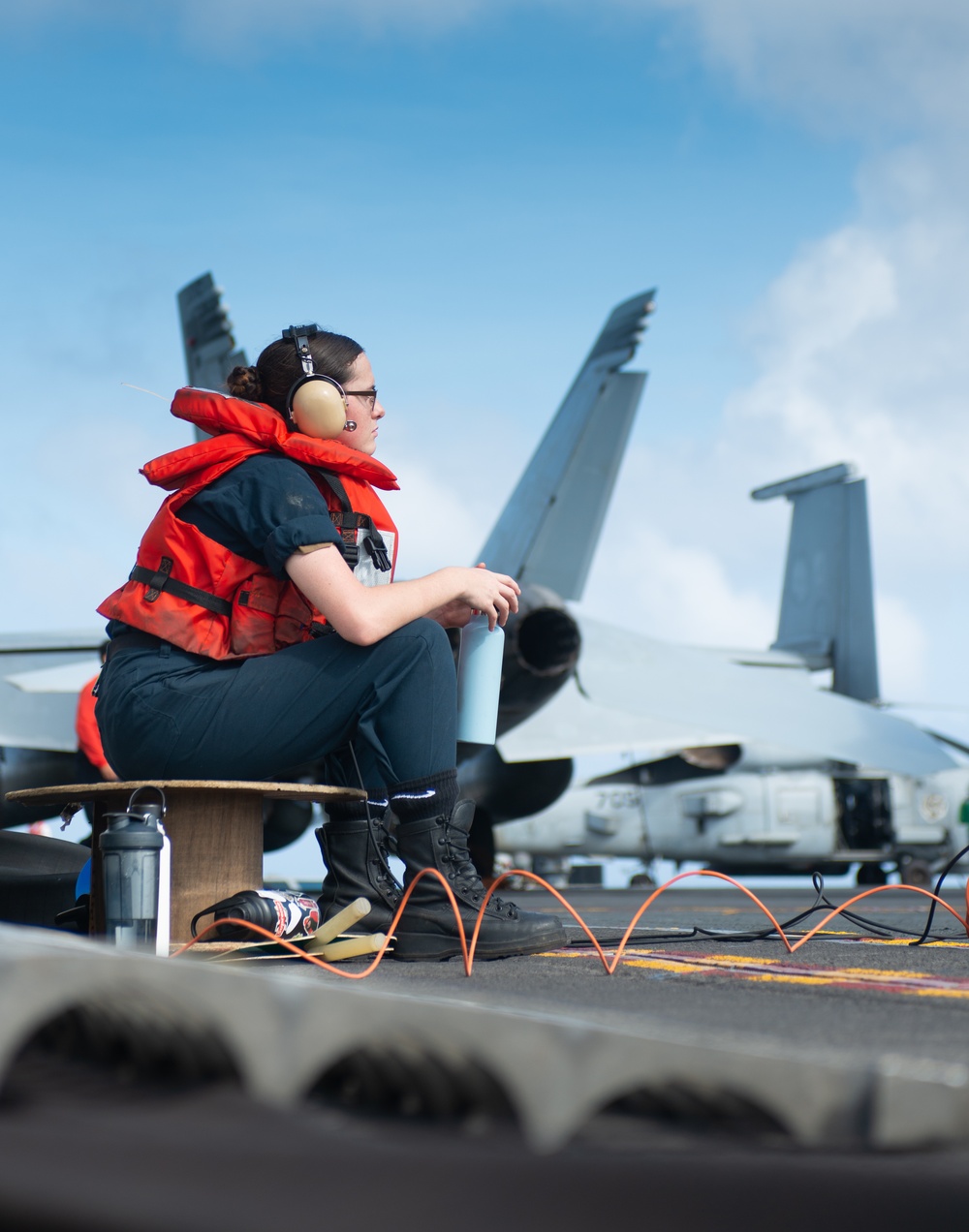 Nimitz Conducts A Replenishment-At-Sea