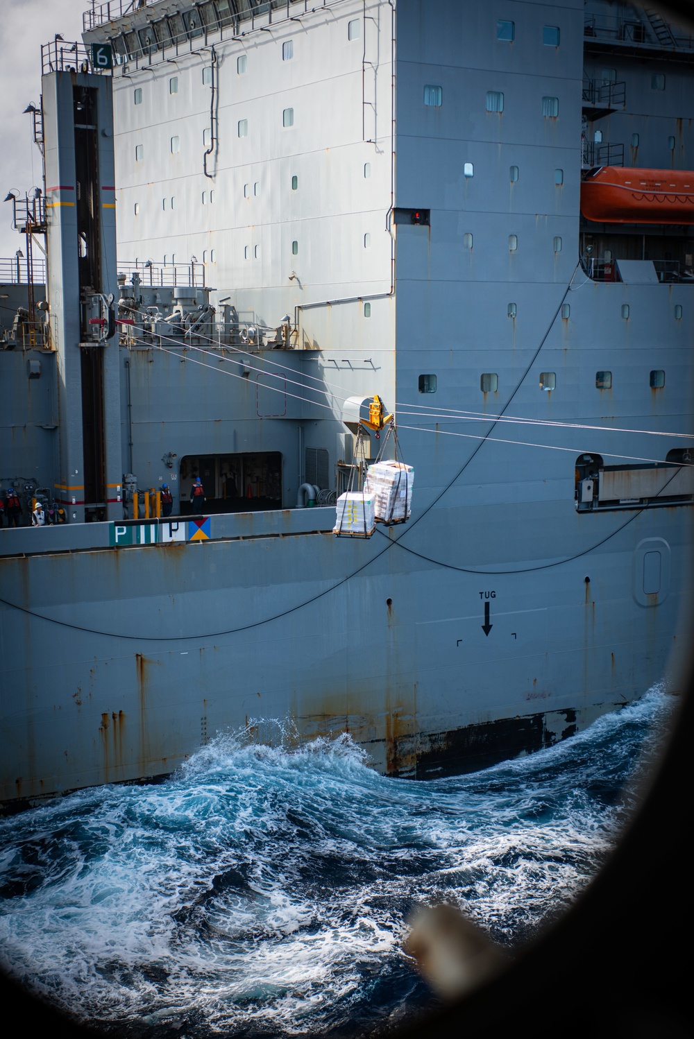 Nimitz Conducts A Replenishment-At-Sea