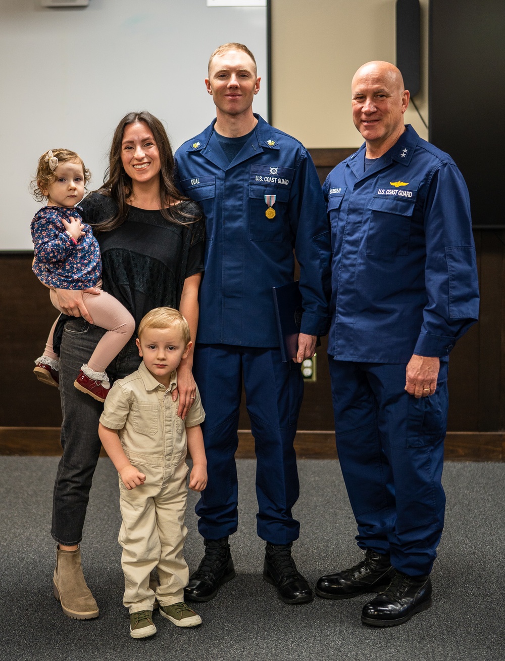 Coast Guard member receives Coast Guard Medal for heroic efforts