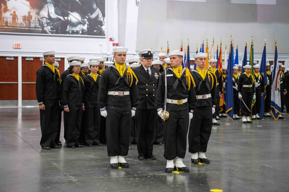 Pass-in-Review at US Navy Recruit Training Command