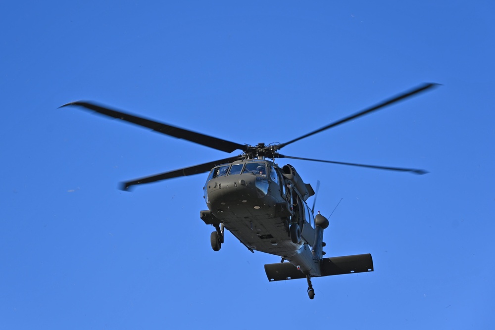 1st Battalion 114th Infantry conducting Air Assault Training on range 61, 10 February 2023.