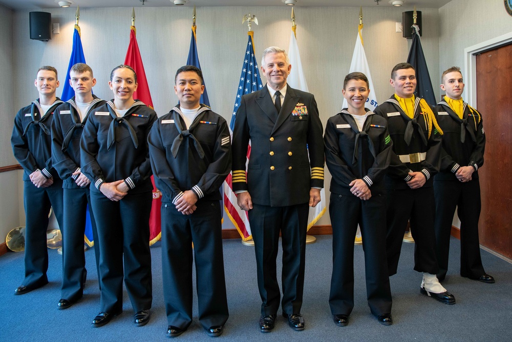 Pass-in-Review at US Navy Recruit Training Command