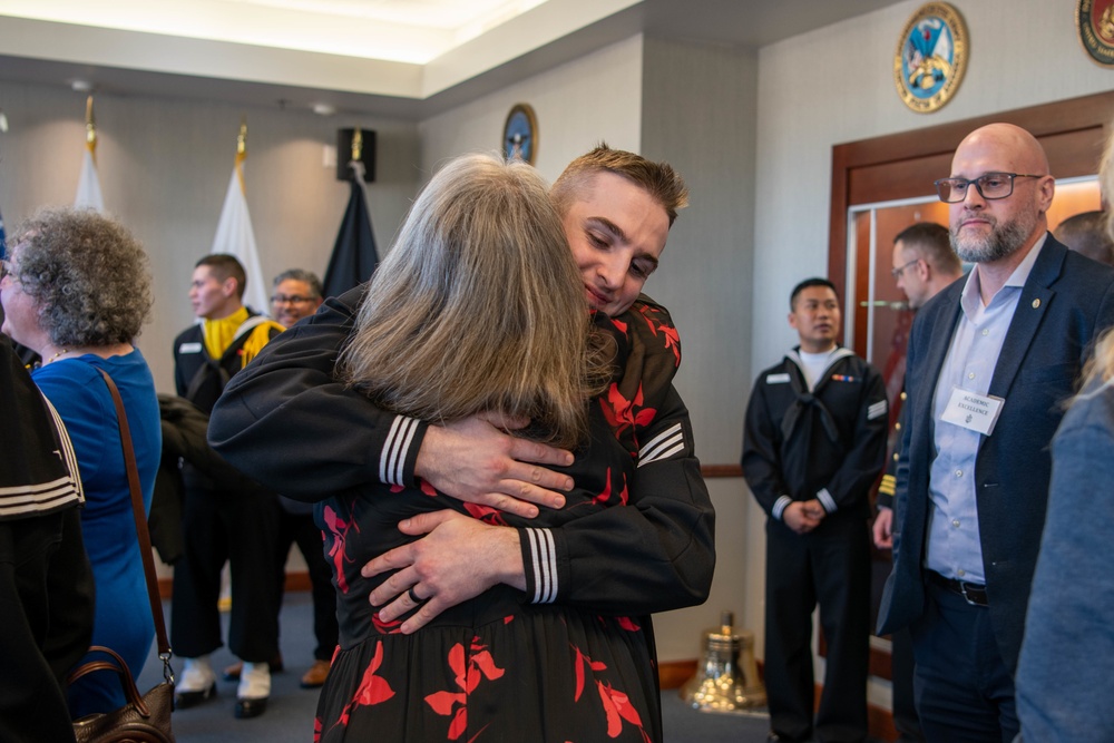 Pass-in-Review at US Navy Recruit Training Command