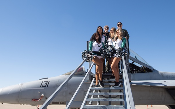 VFA-97, VFA-122, VAQ-129 arrive in Arizona ahead of Super Bowl LVII