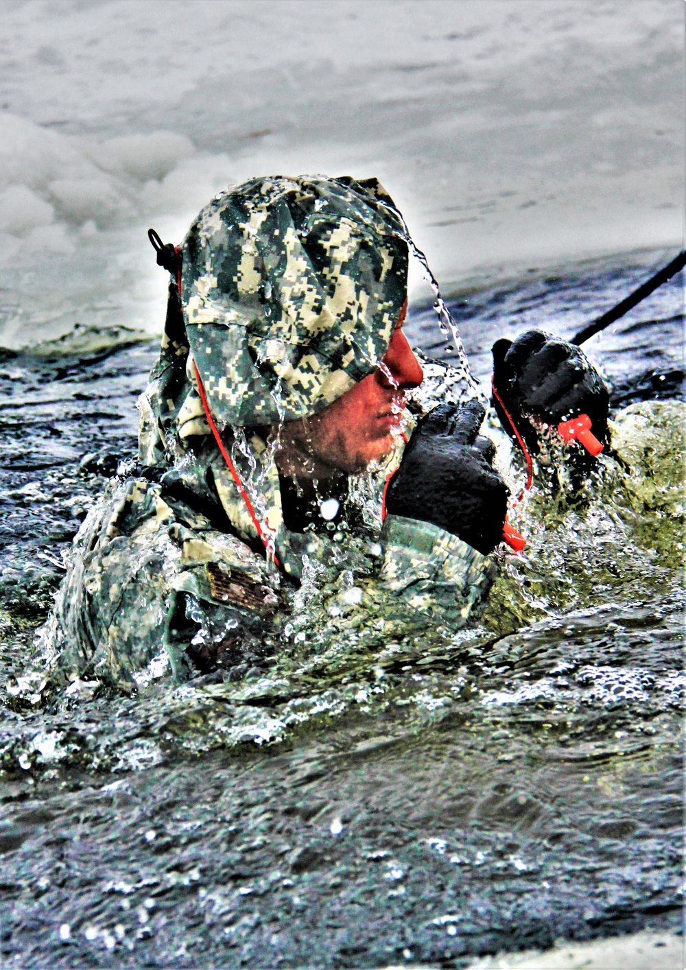 January 2023 cold-water immersion training up close at Fort McCoy