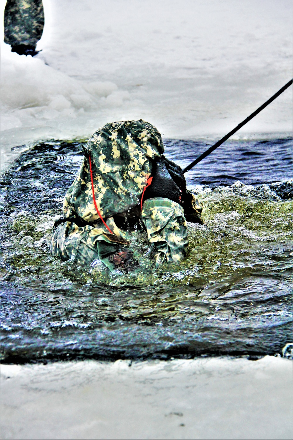 January 2023 cold-water immersion training up close at Fort McCoy