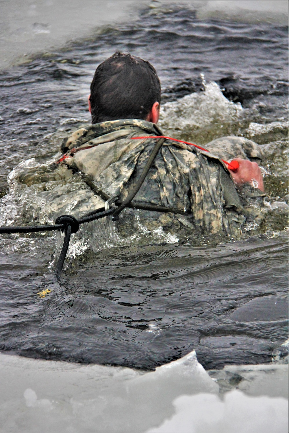 January 2023 cold-water immersion training up close at Fort McCoy