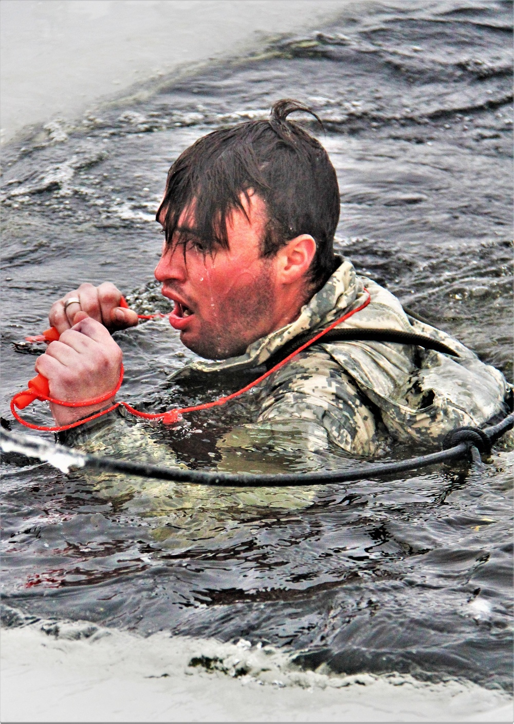 January 2023 cold-water immersion training up close at Fort McCoy