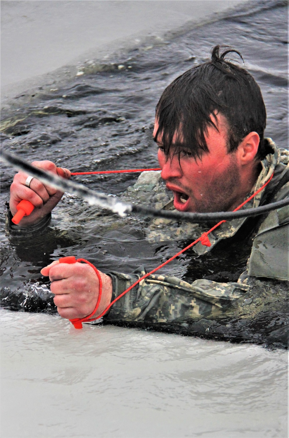 January 2023 cold-water immersion training up close at Fort McCoy