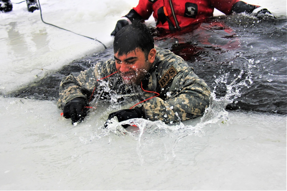 January 2023 cold-water immersion training up close at Fort McCoy