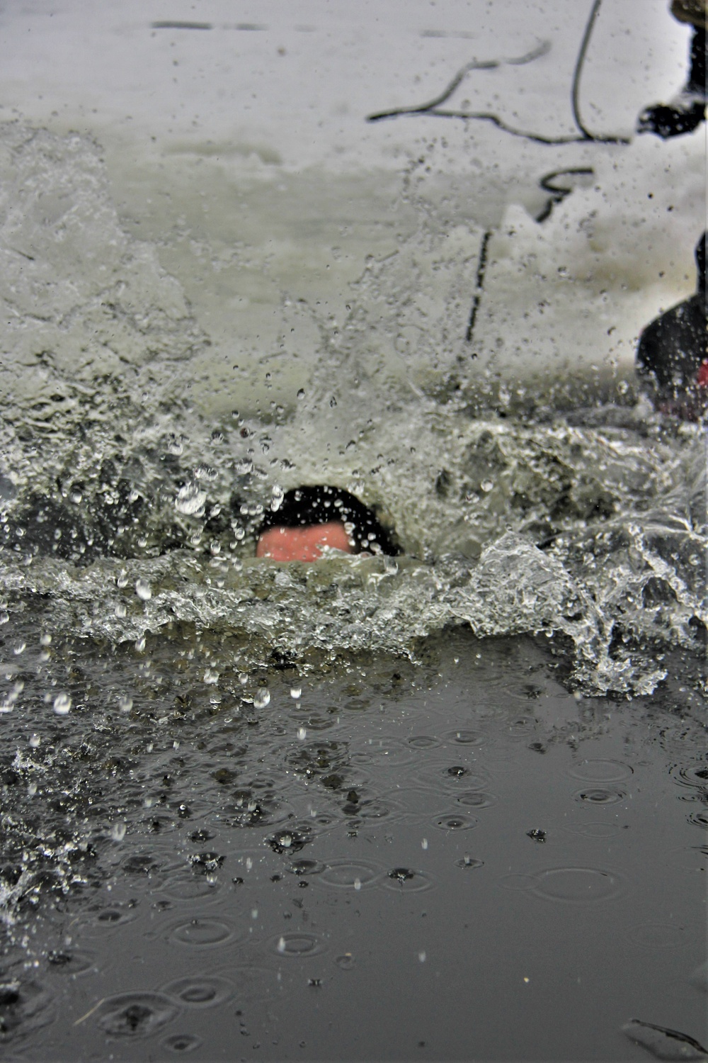 January 2023 cold-water immersion training up close at Fort McCoy