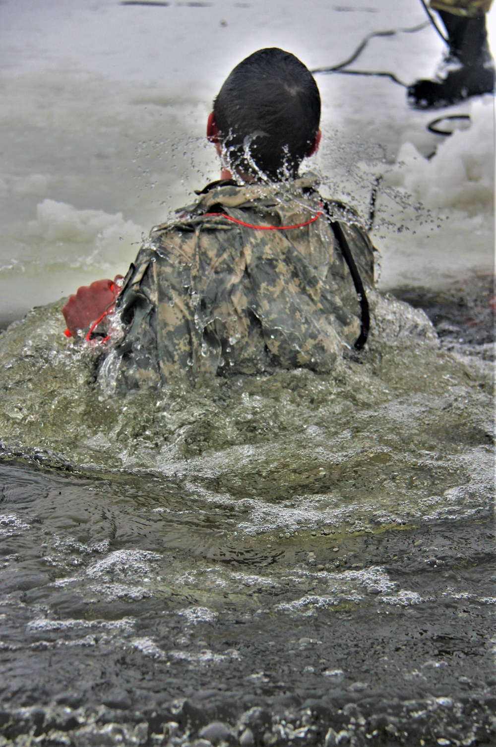 January 2023 cold-water immersion training up close at Fort McCoy