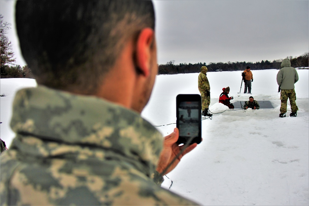 January 2023 cold-water immersion training up close at Fort McCoy