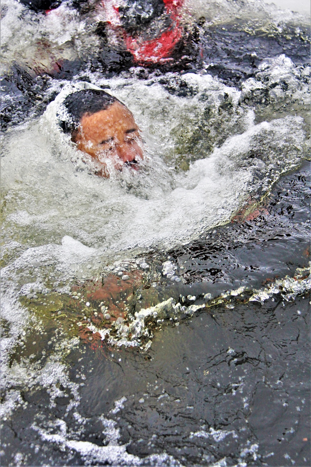 January 2023 cold-water immersion training up close at Fort McCoy