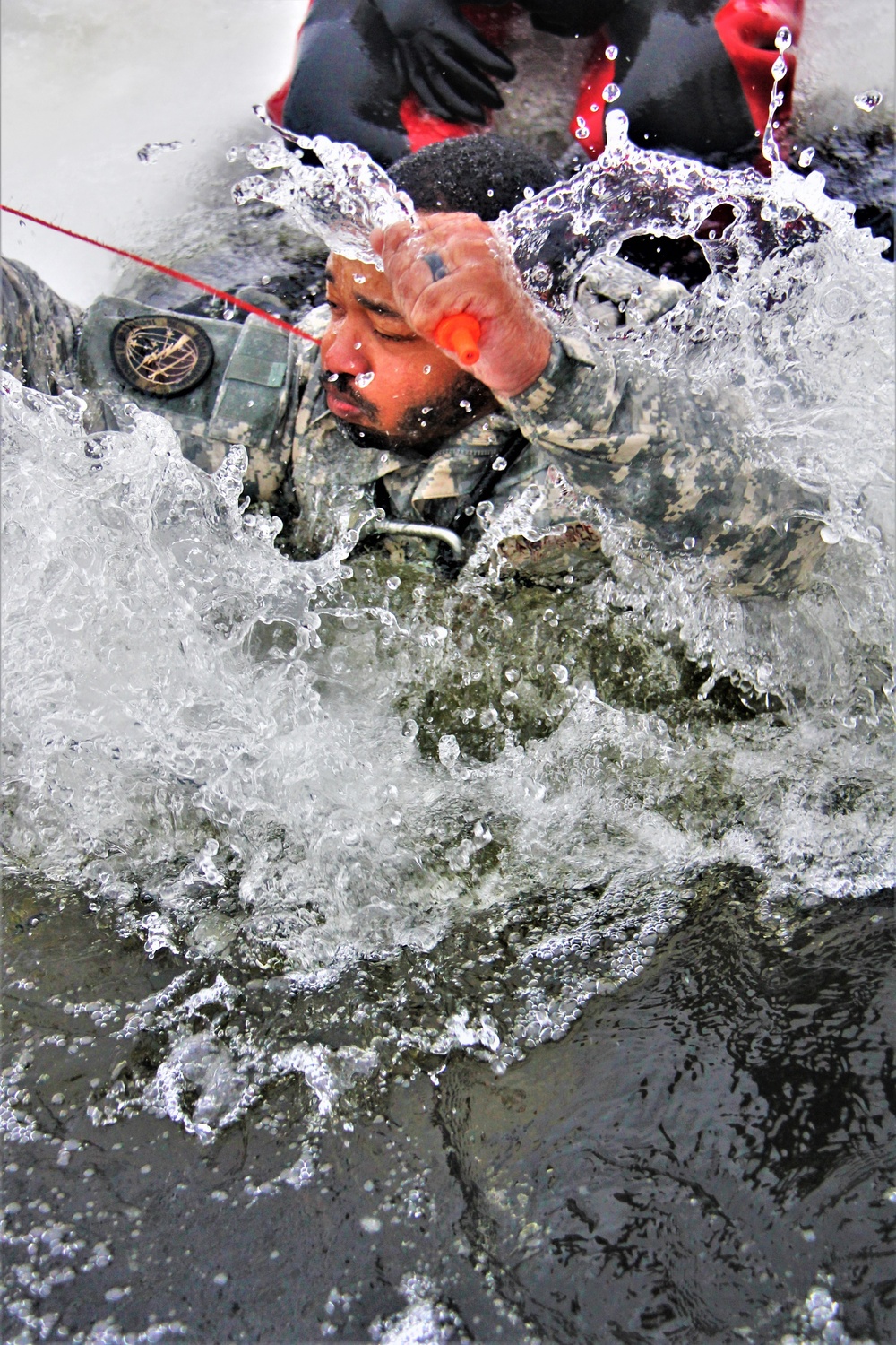 January 2023 cold-water immersion training up close at Fort McCoy