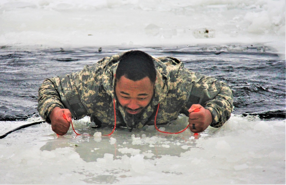 January 2023 cold-water immersion training up close at Fort McCoy