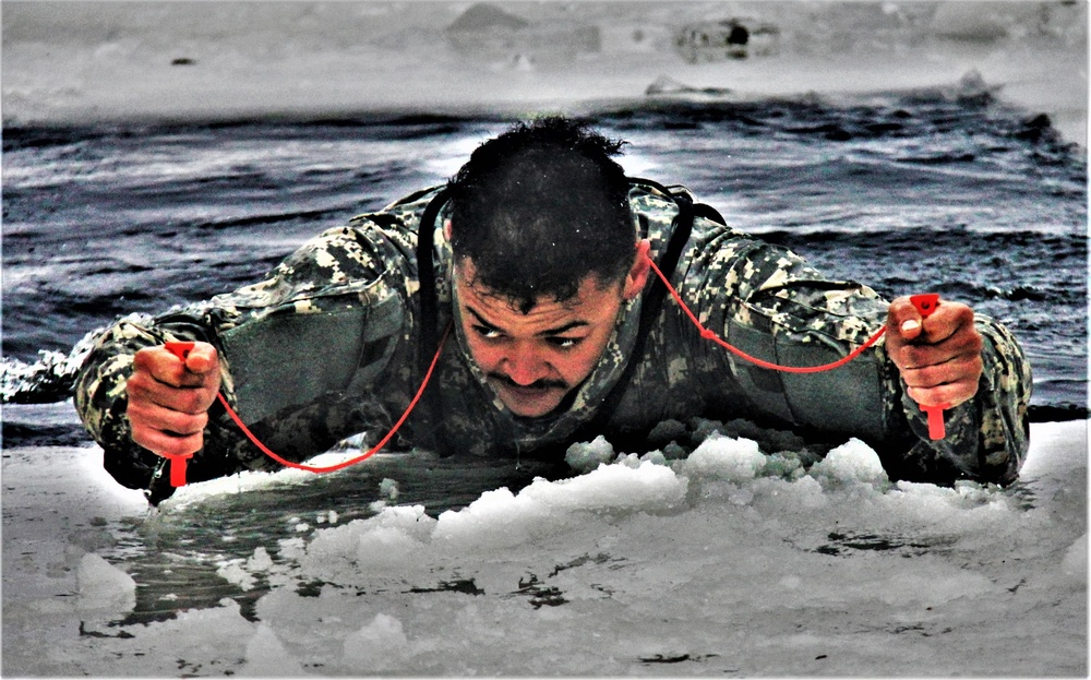 January 2023 cold-water immersion training up close at Fort McCoy