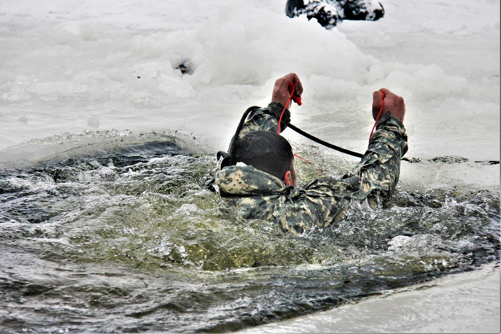 January 2023 cold-water immersion training up close at Fort McCoy