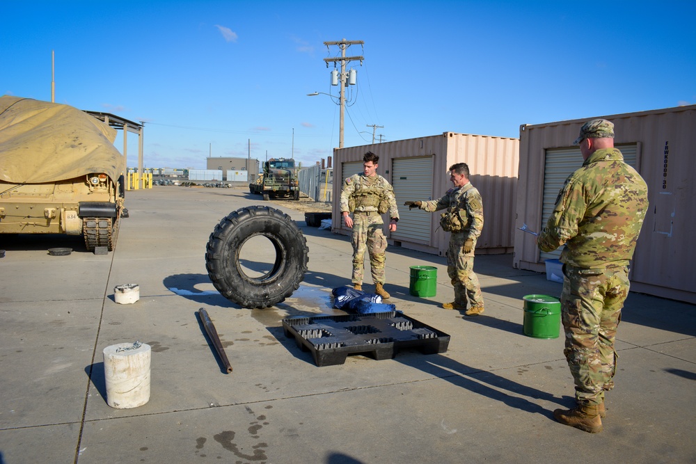 Best Sapper Competition training at Fort Riley