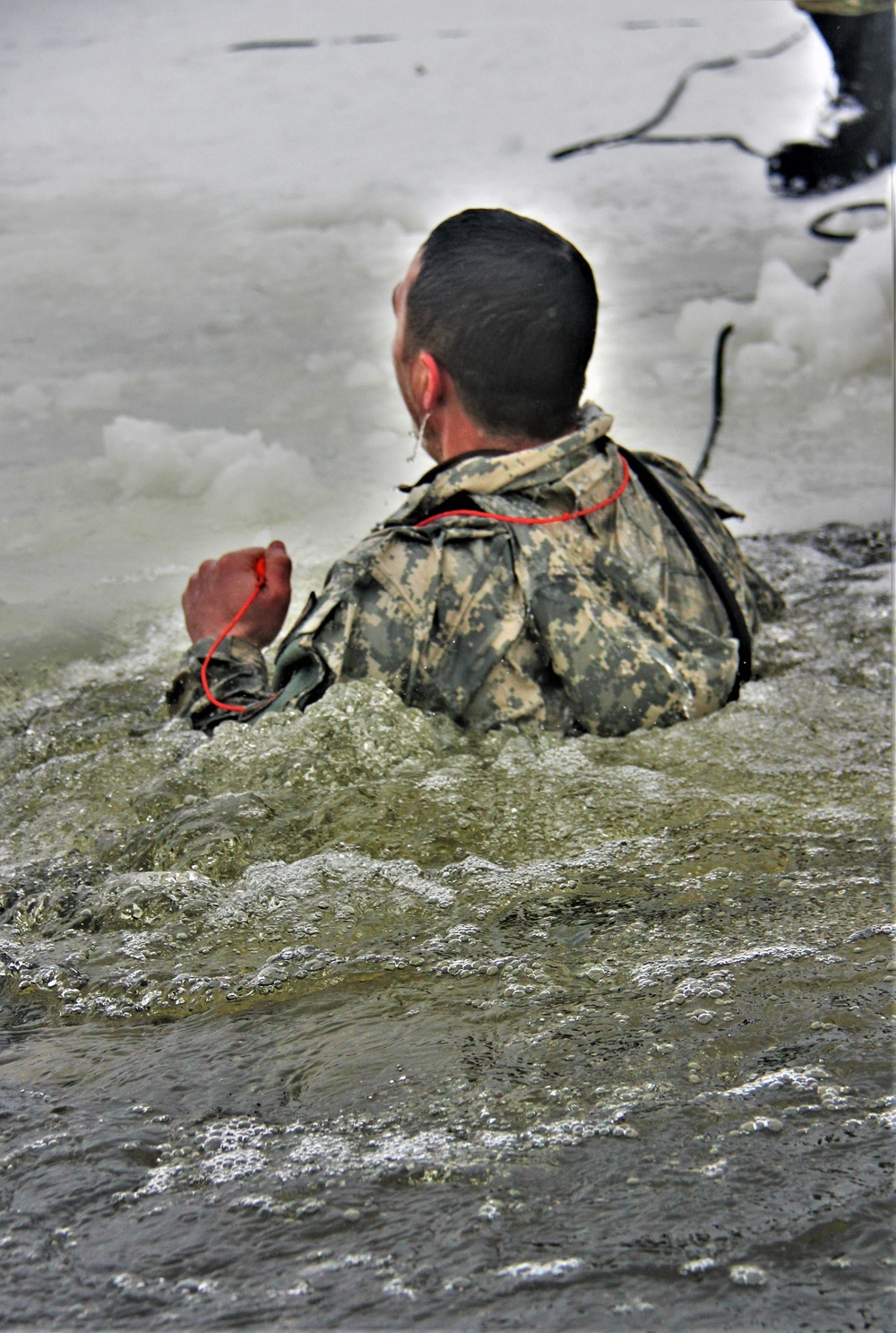 January 2023 cold-water immersion training up close at Fort McCoy