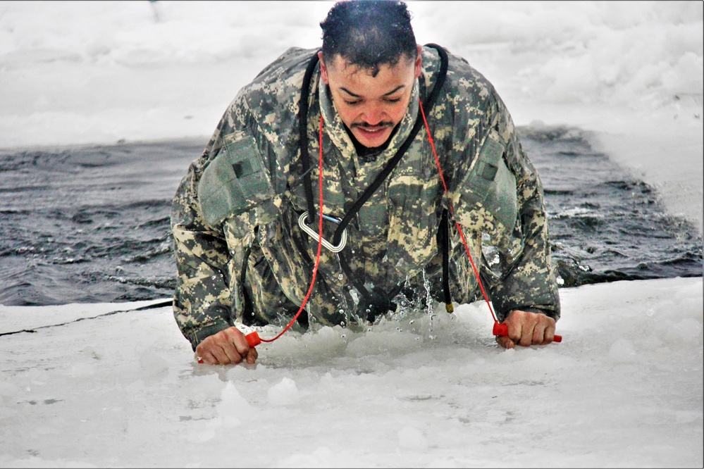 January 2023 cold-water immersion training up close at Fort McCoy