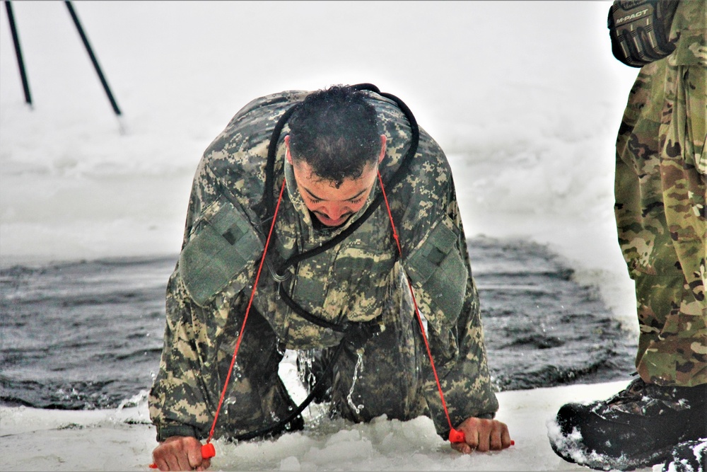 January 2023 cold-water immersion training up close at Fort McCoy