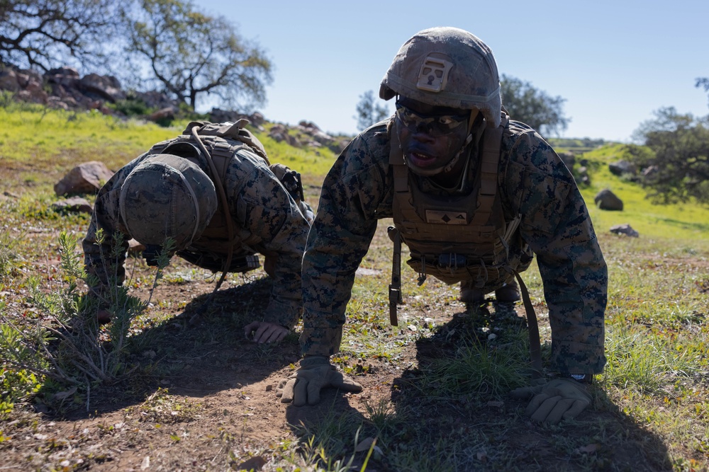 LAR Marines compete in 1st MARDIV squad competition
