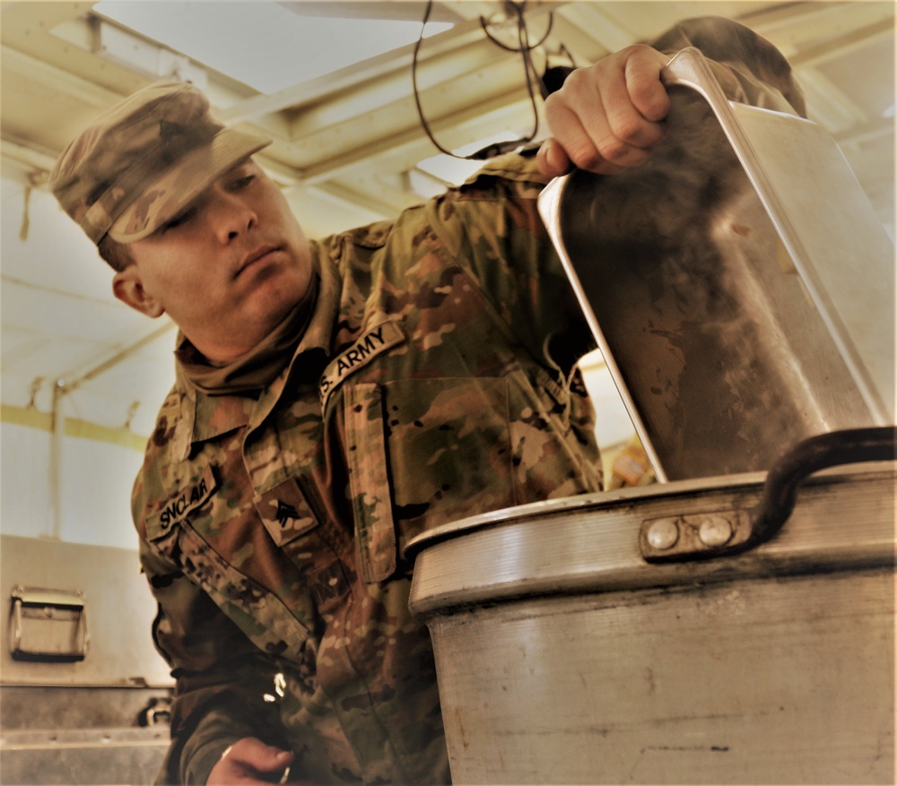 THIS ARMY GUARD TEAM IS COOKING WITH NATIONAL AWARD ON THE LINE