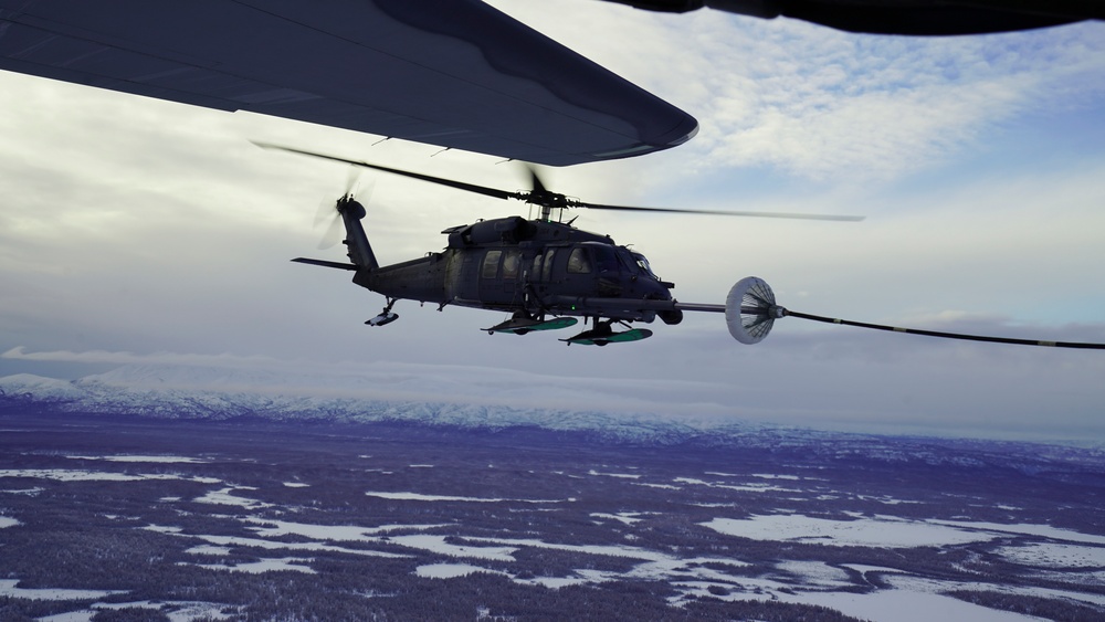 Alaska Air Guardsmen extend their Arctic reach with aerial refueling