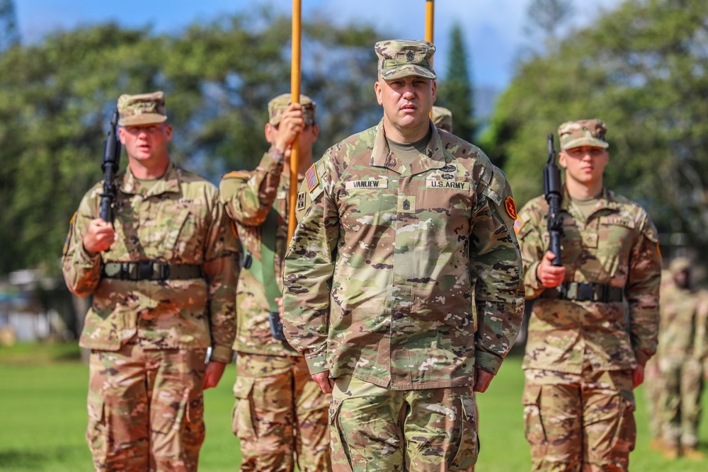 25th Infantry Division Artillery (DIVARTY) Change of Responsibility