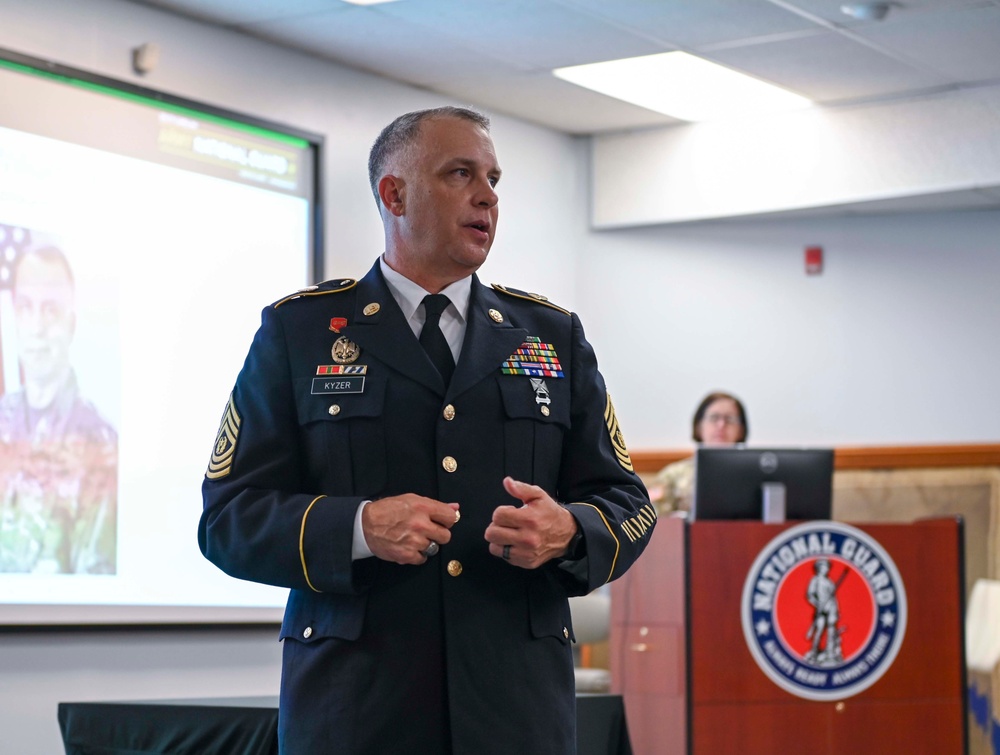 Recruitment Sustainment Program Battle Handoff ceremony