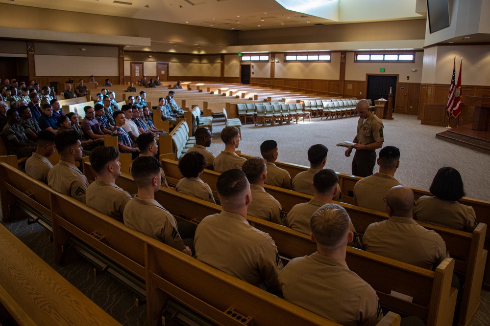 Headquarters Battalion’s Corporal’s Course 1-23 Graduation