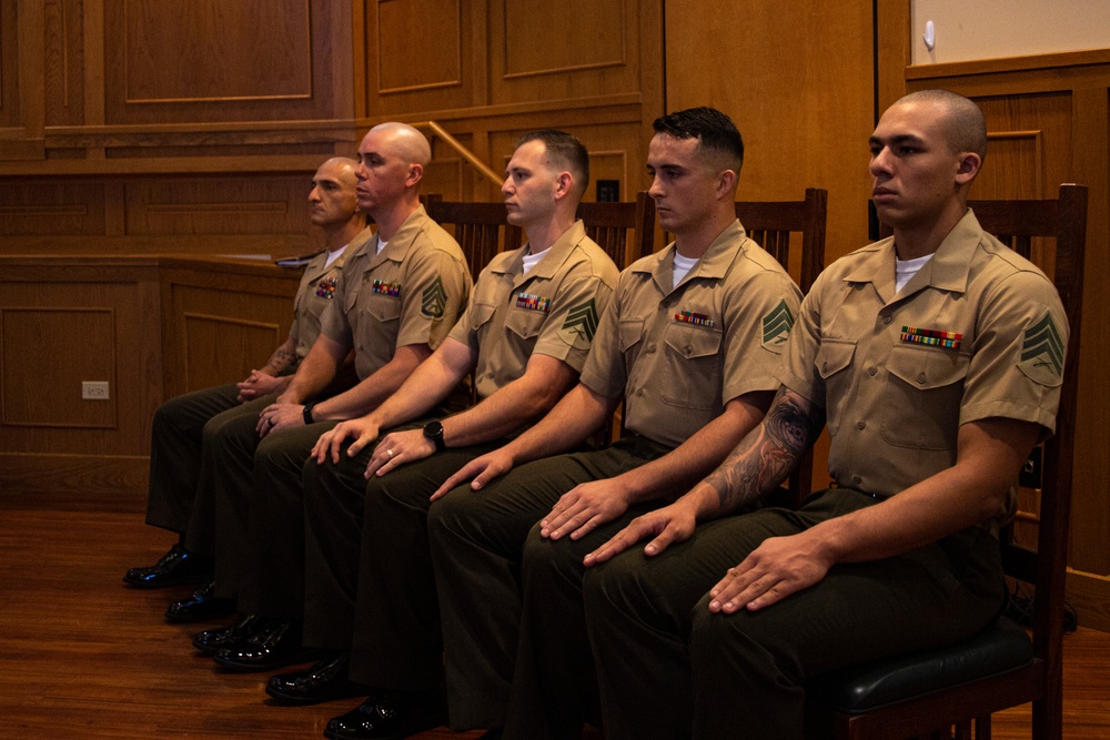 Headquarters Battalion’s Corporal’s Course 1-23 Graduation