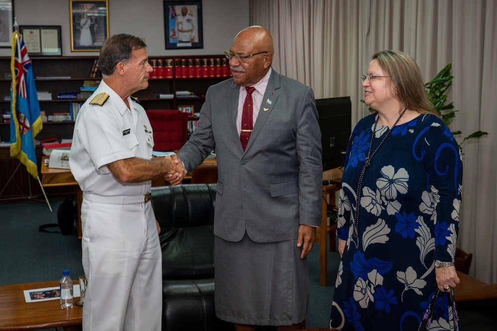 CDRUSINDOPACOM travels to Fiji