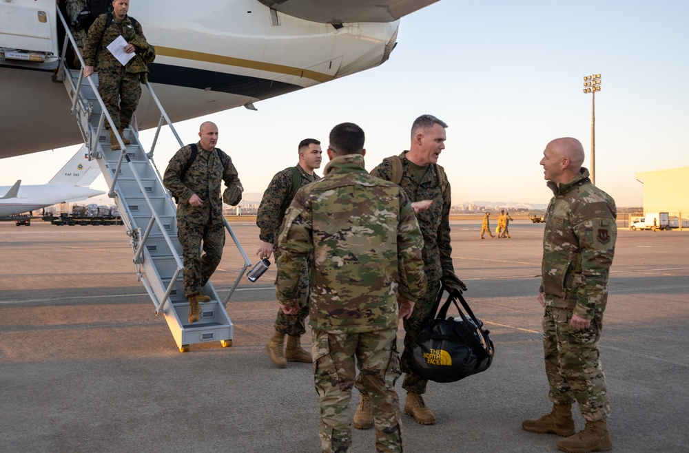 CTF61/2 Arrival at Incirlik Air Base