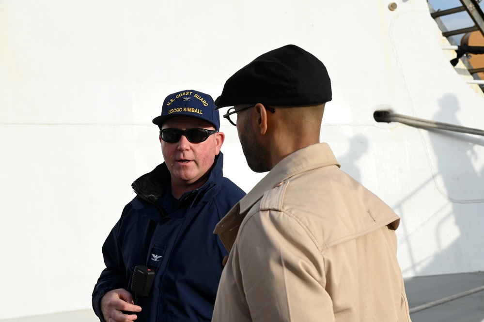 U.S. Coast Guard Cutter Kimball arrives in Kagoshima, Japan