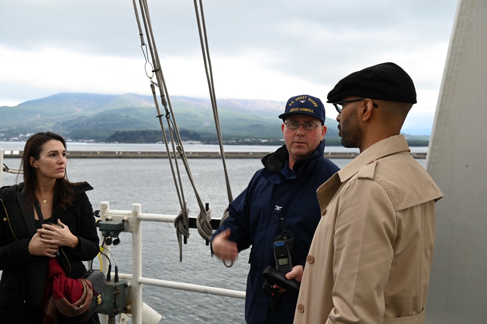 U.S. Coast Guard Cutter Kimball arrives in Kagoshima, Japan