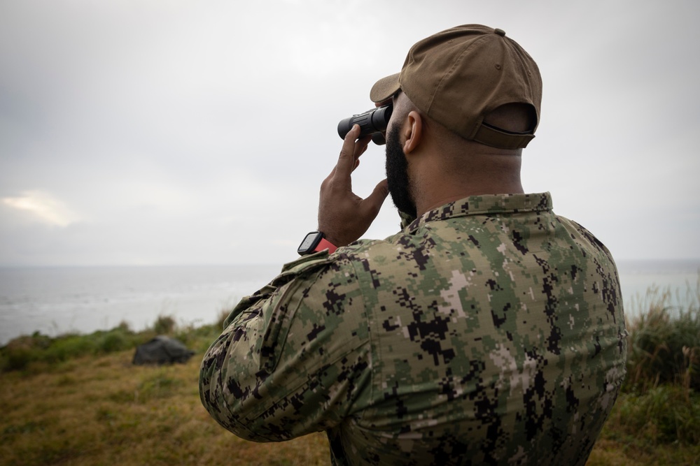 Marines and Sailors Work Together During an Advance Base Operation Exercise