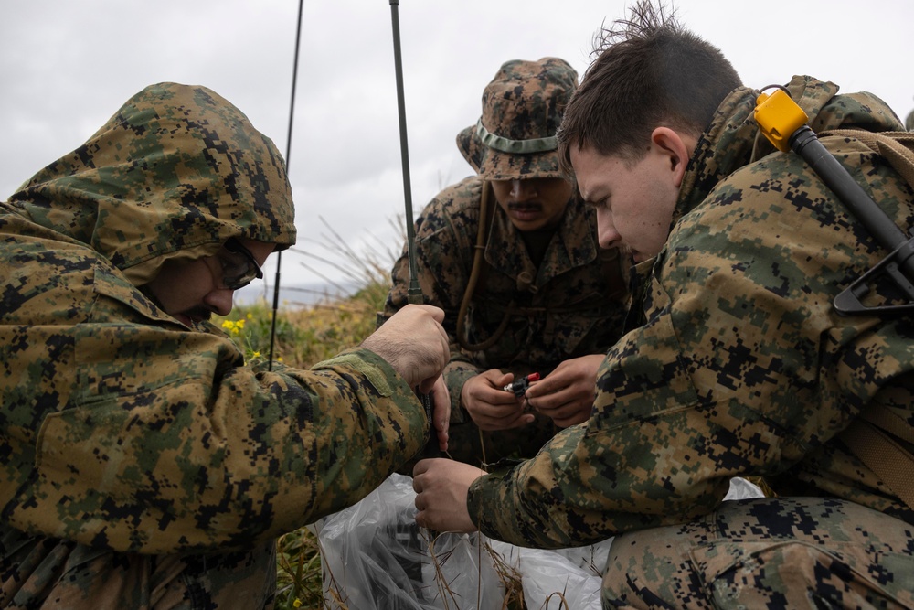 Marines and Sailors Work Together During an Advance Base Operation Exercise