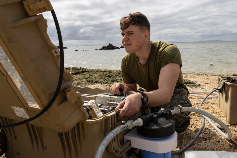 Marines and Sailors Work Together During an Advance Base Operation Exercise