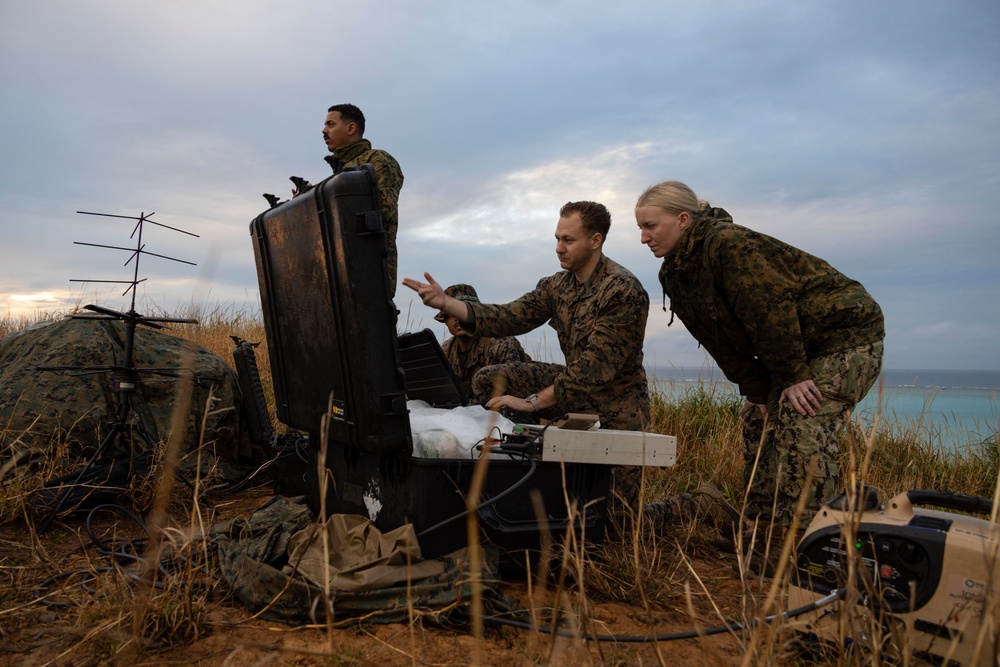 Marines and Sailors Work Together During an Advance Base Operation Exercise