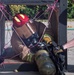 Airmen train in high-rise rescue, firefighting